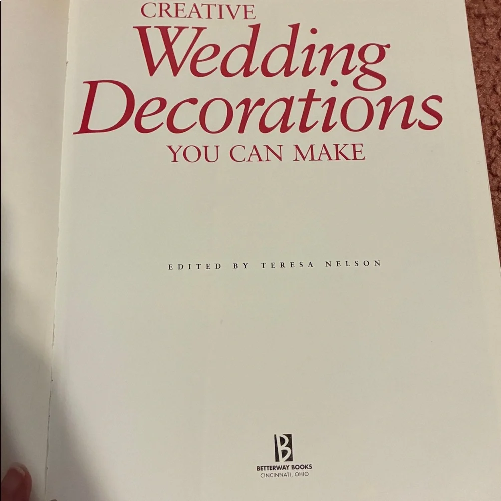 Creative Wedding Decorations Book You Can Make